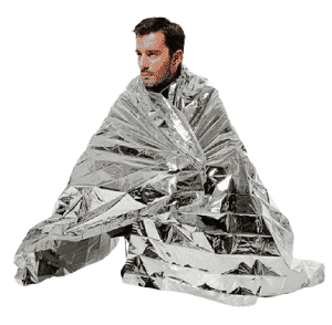 Space blanket for warmness